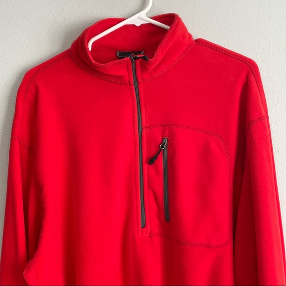 Narragansett Traders Red Fleece Midweight Men’s 1/4 Zip Pullover Jacket NWT - XL - Picture 3 of 8